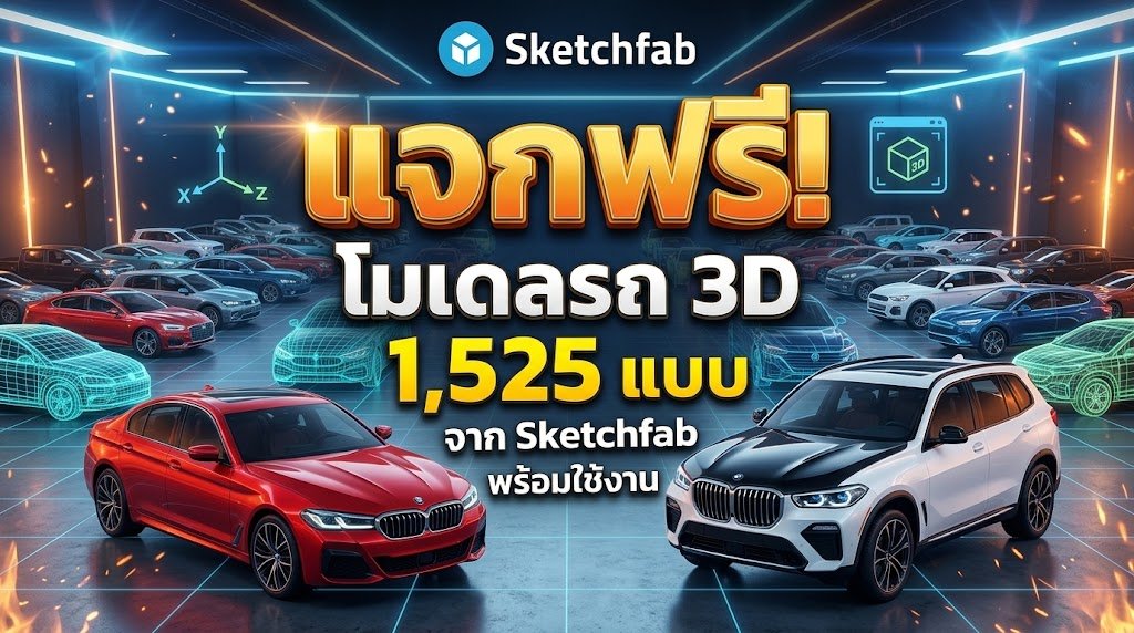 แจกโมเดลรถ 1525 แบบ