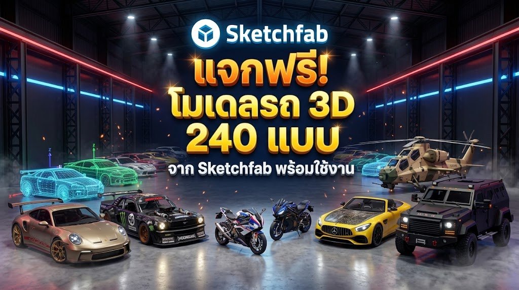 แจกโมเดลรถ 240 แบบ